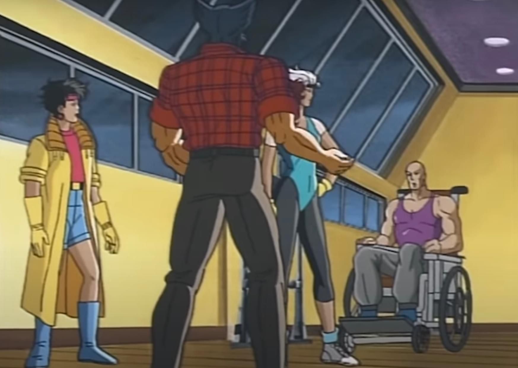 Prof X on a wheelchair and he’s jacked. What’s your excuse