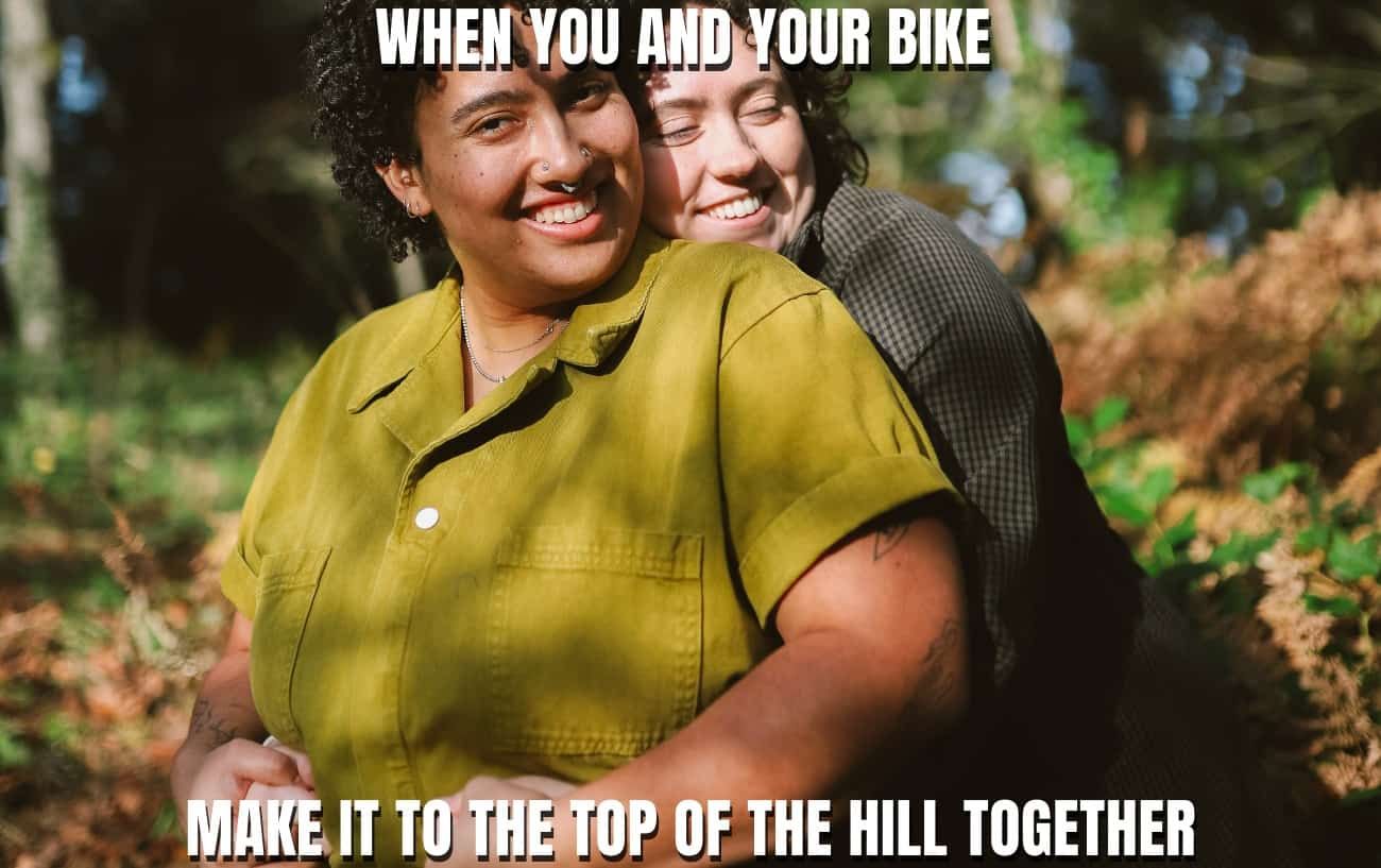 There is no bond stronger than the bond between a cyclist and their bike