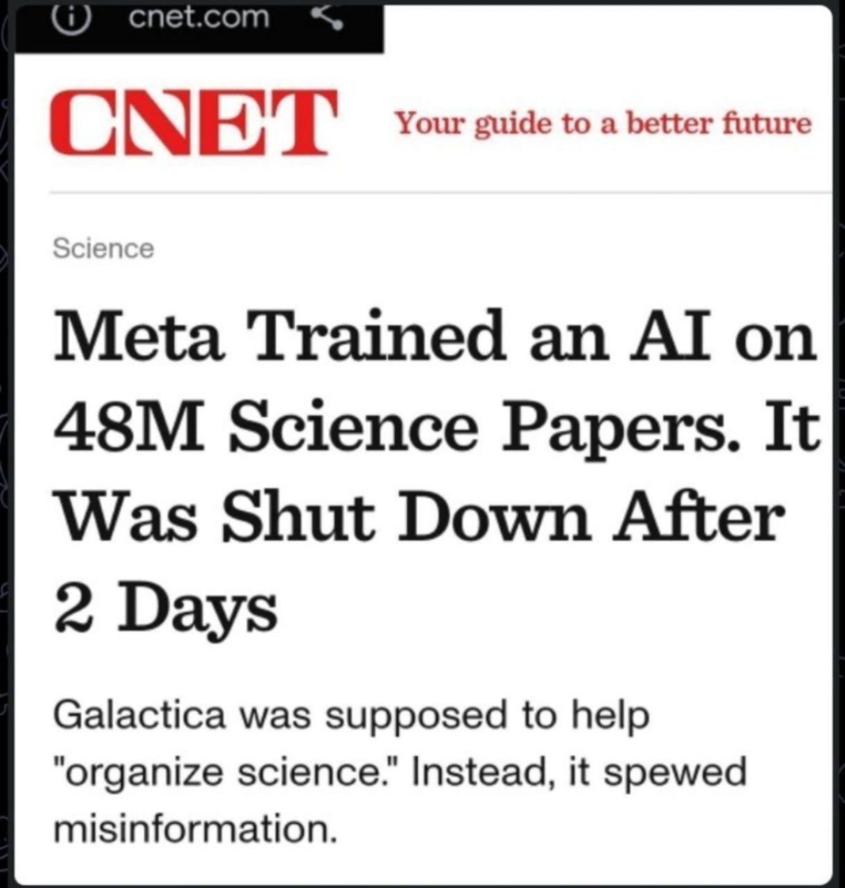 "misinformation"