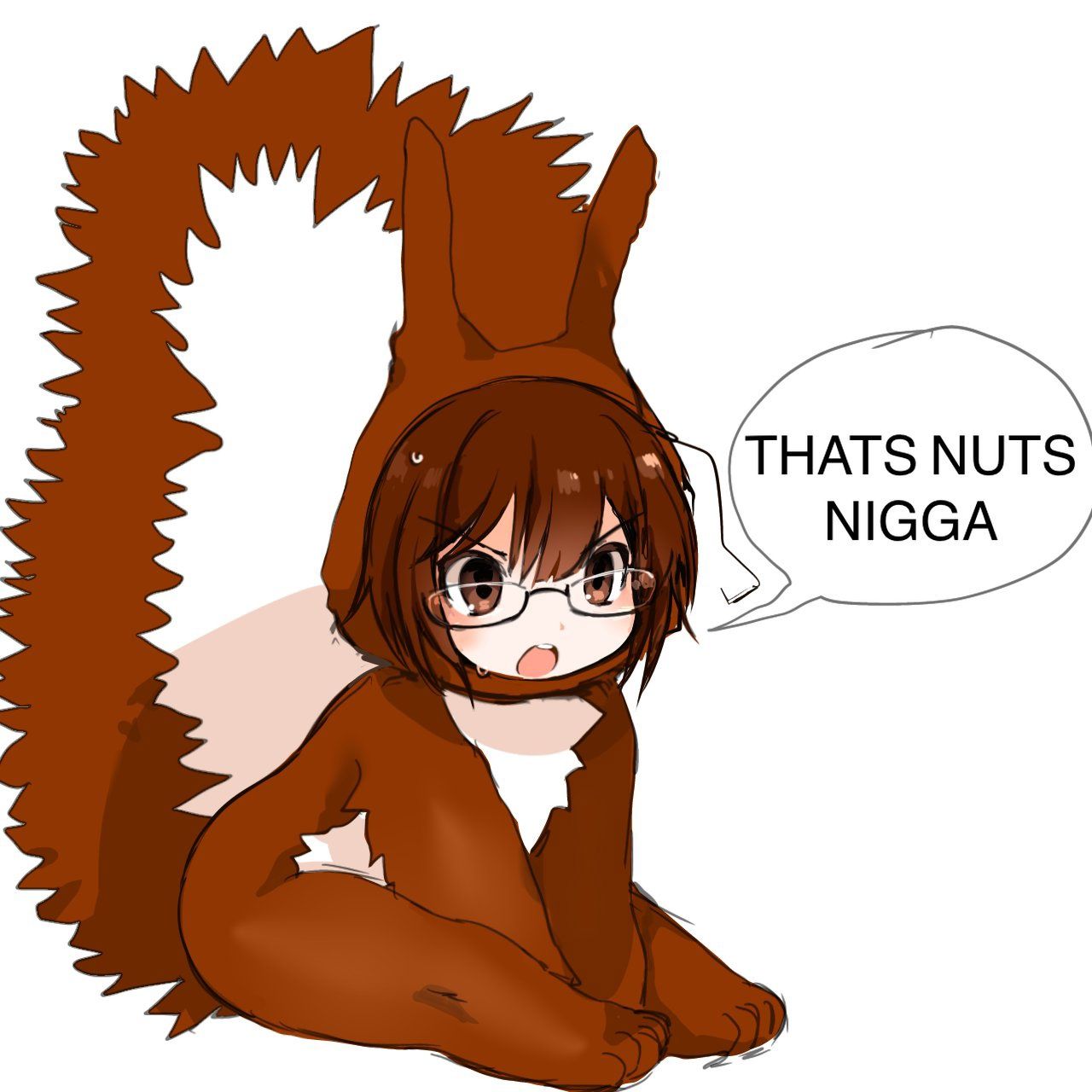 squirrel soyjack anime girl