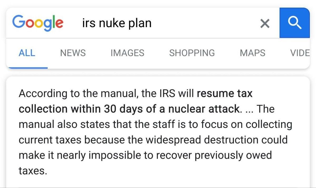 irs has no chill