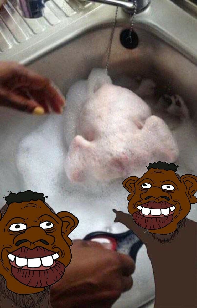 wypipo don't season they chiggen wid bleach