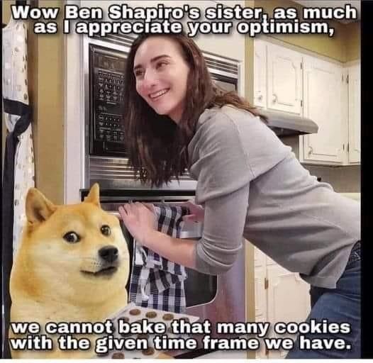 But she will have enough milk for 6 gorillion cookies