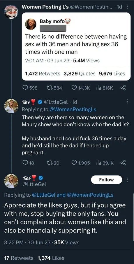 she has a point