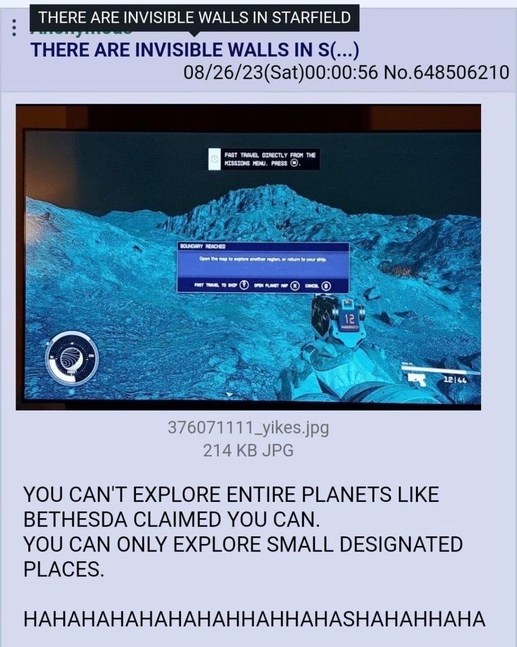 Elder Scroll Starfield: Fallout 5