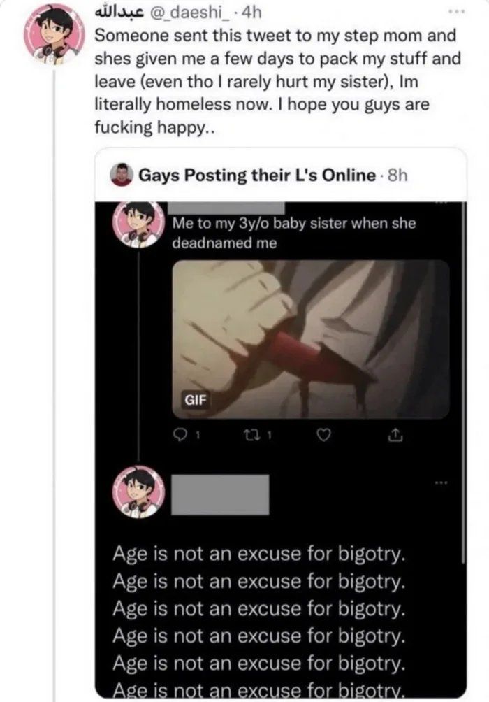 "rarely"... Based mom for protecting 3 year old daughter from mentally ill