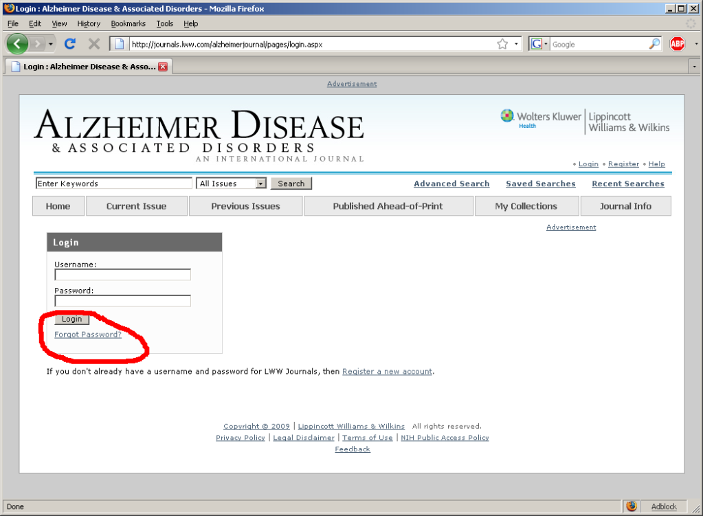 Well, at least I don’t have Alzheimer’s