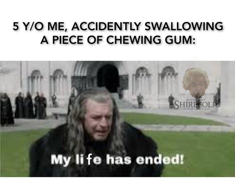 I swallowed a pit... Now a tree will grow through my stomach... Farewell.