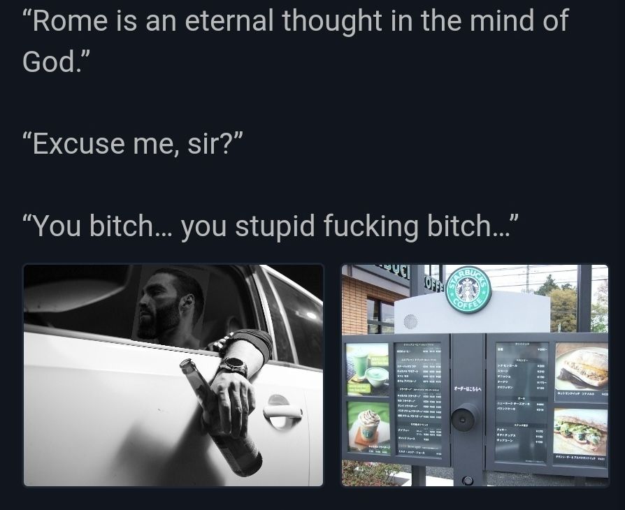 Never interrupt my monologue again