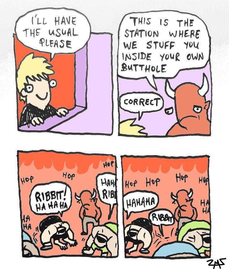 It's only hell for the demons