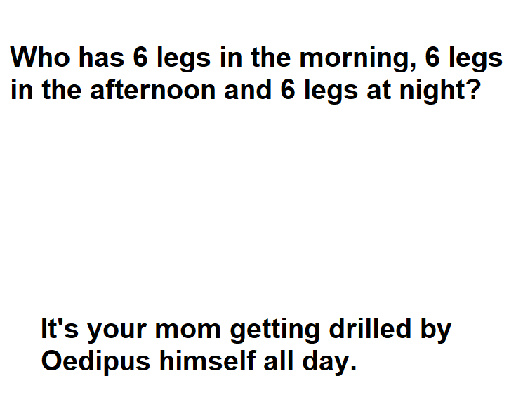 Thought about this joke when I woke up at 4am