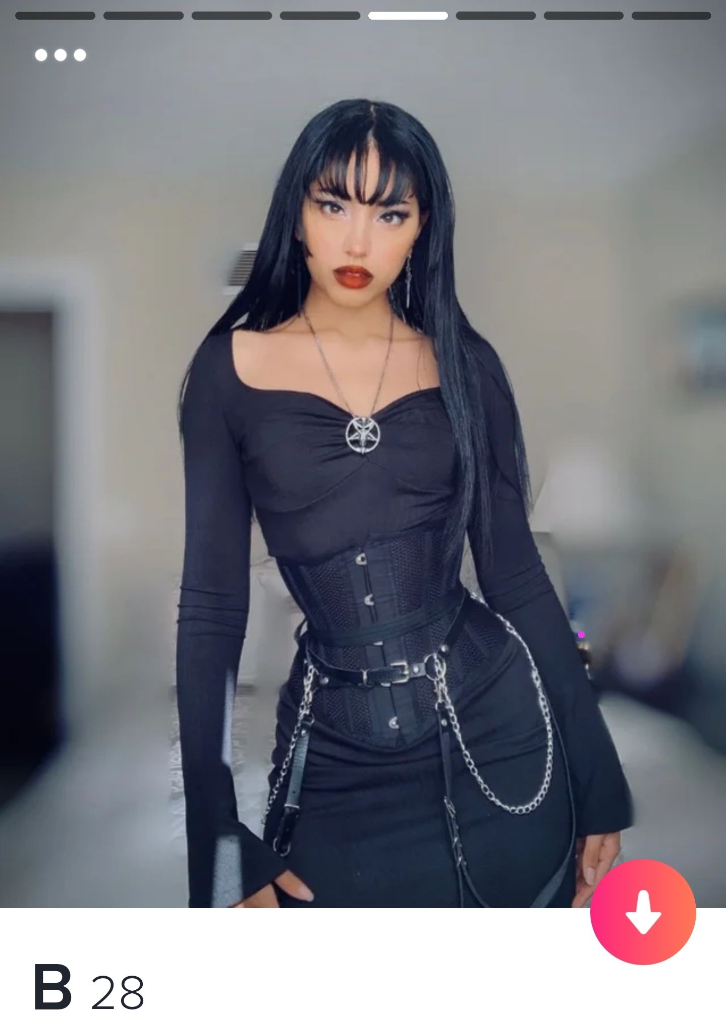 Found the perfect small titty goth brown "girl" (femboy) for comfy.