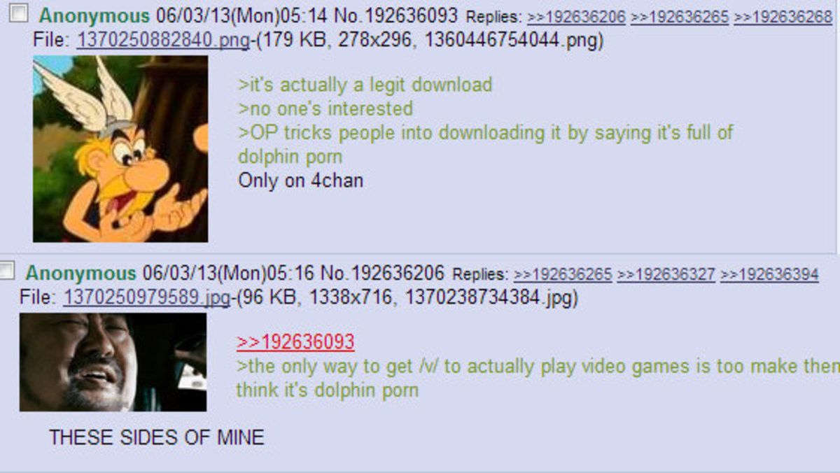 But do dolphins have good taste in vidya?