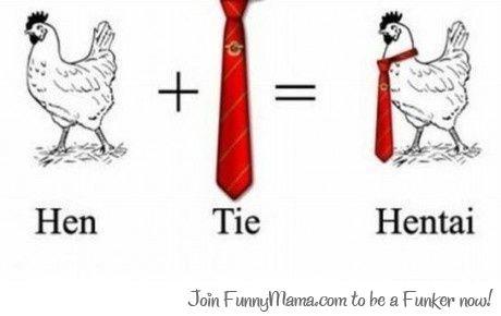 Hen + Tie = Hentai