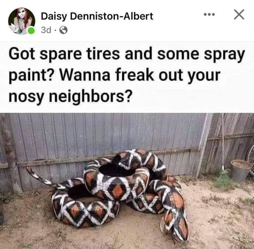 Add an inner tube and you can include a hiss