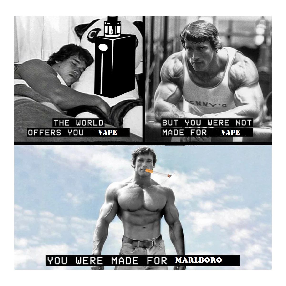 Highest effort I've put into OC, I'm getting paid big by Marlboro