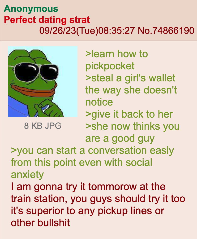 great strategy to get arrested, anon
