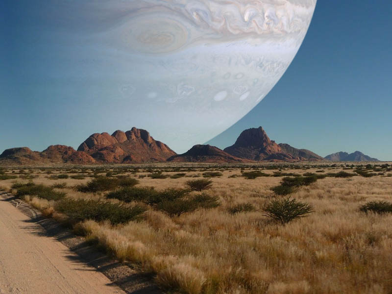 If Jupiter was the moon.
