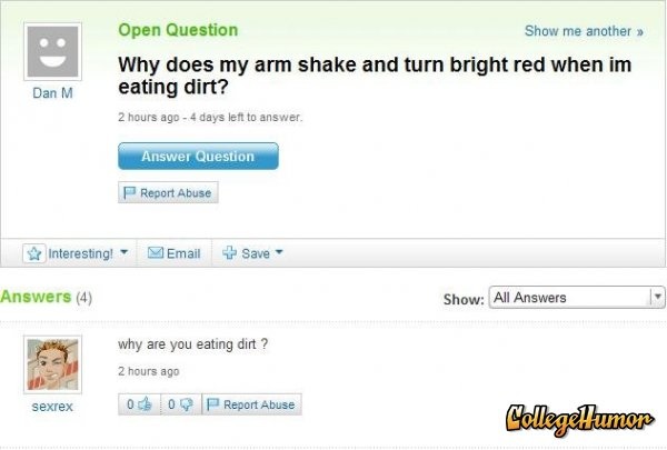 Yeah, Yahoo is weird...