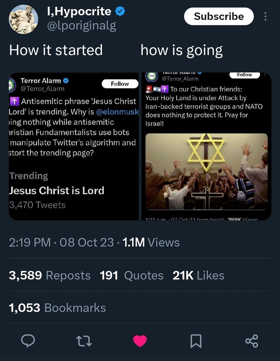 Oy vey, goyim. Pray 6 million dollars to my bank account quickly