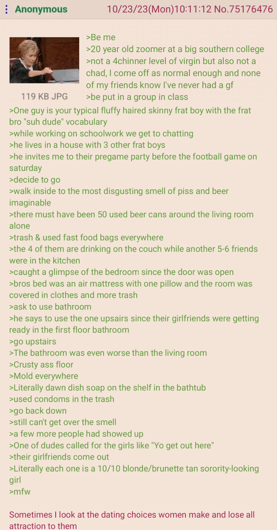 anon went to a party