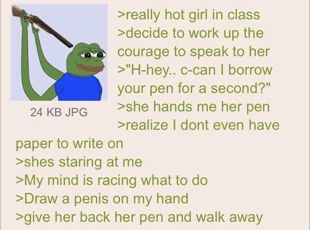 Anon talks to the girl
