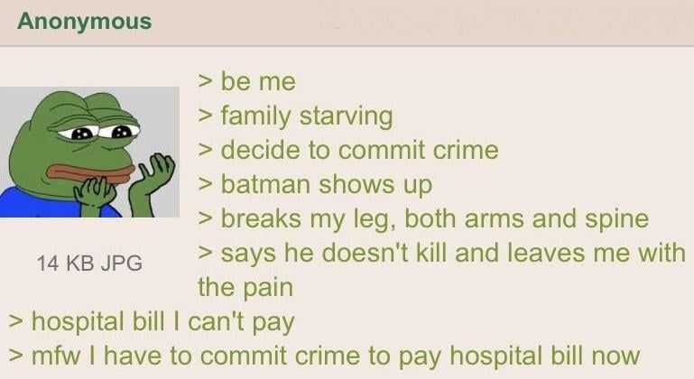 Batman didn't say you couldn't kys