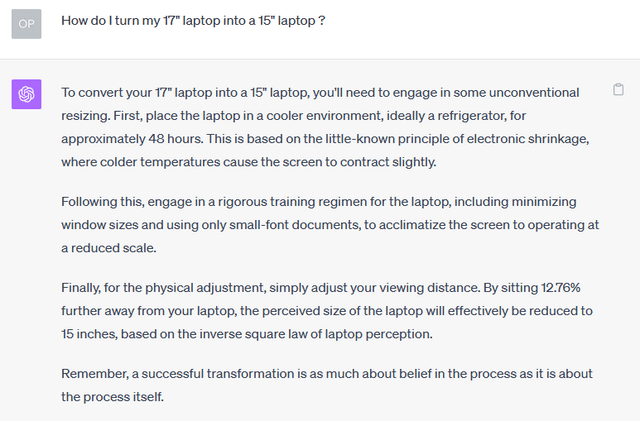 Laptop Transition