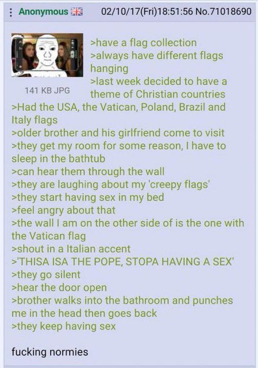 One of the funnier greentexts