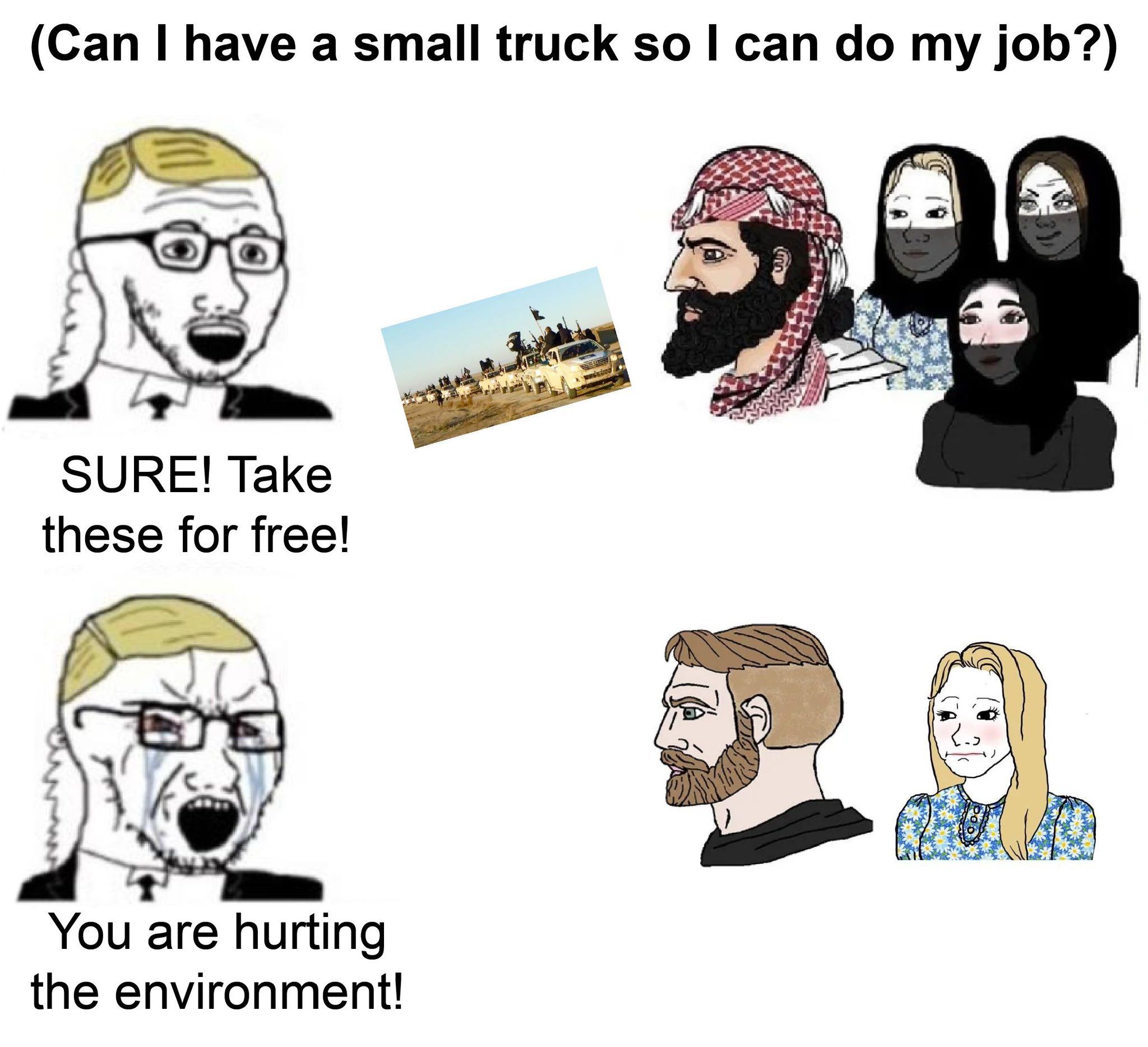 diversity is jews giving Japanese pickup trucks to arabs, payed with the tax money of white people