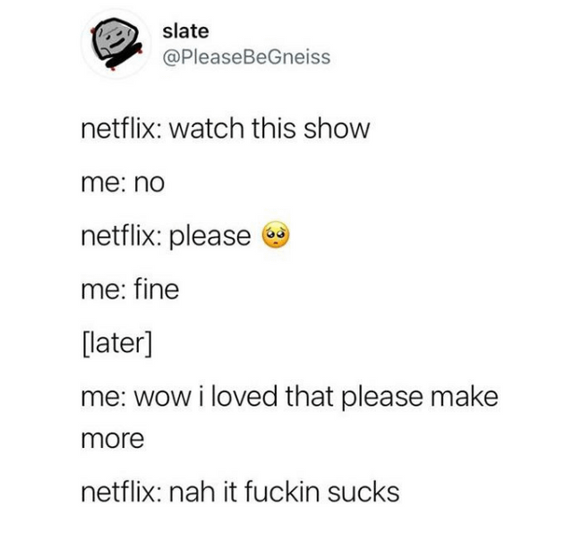 One season then cancel
