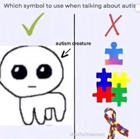 Improved autism mascot