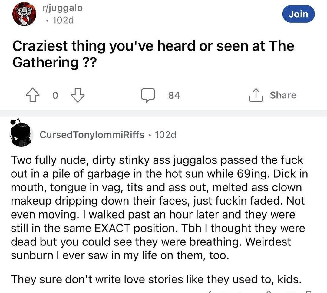 Those clowns are something else