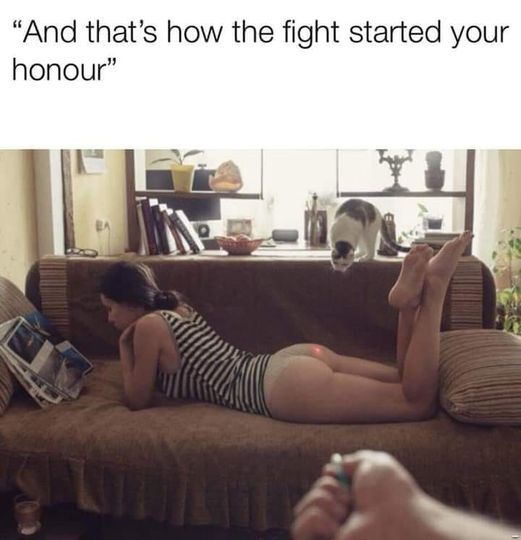 Just a woman presence raises the chances for a fight drastically