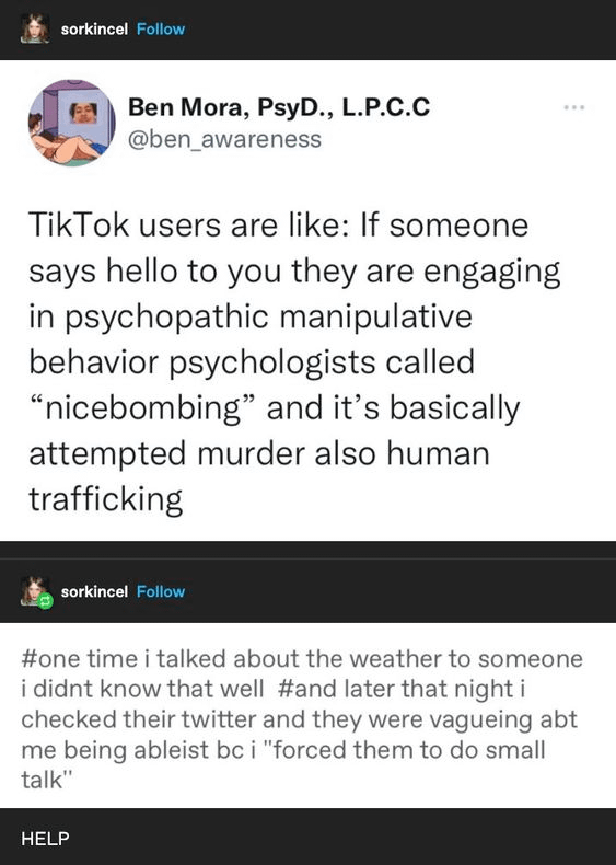 Human interaction is sin