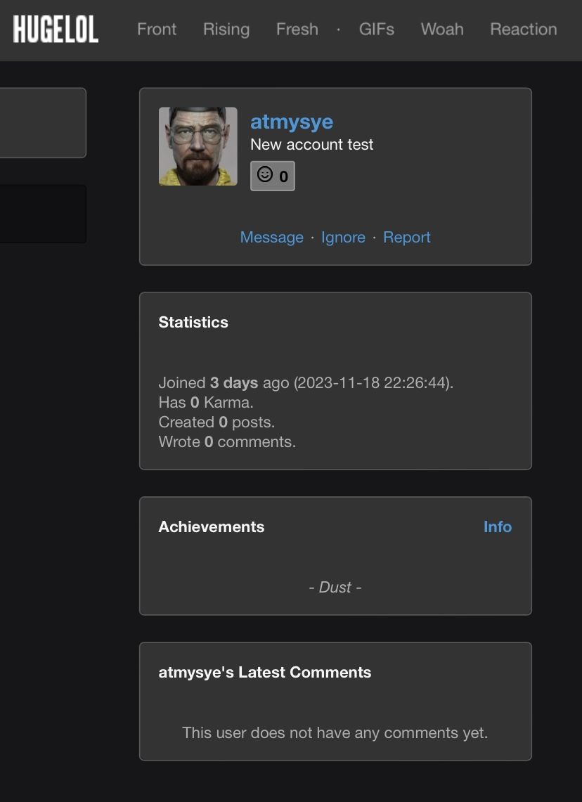 Isn’t new account registration supposed to be broken?