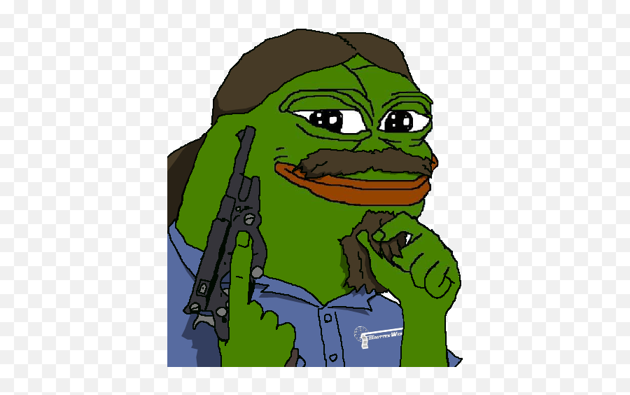 Pepe/apu a day - 691 gun jesus pepe