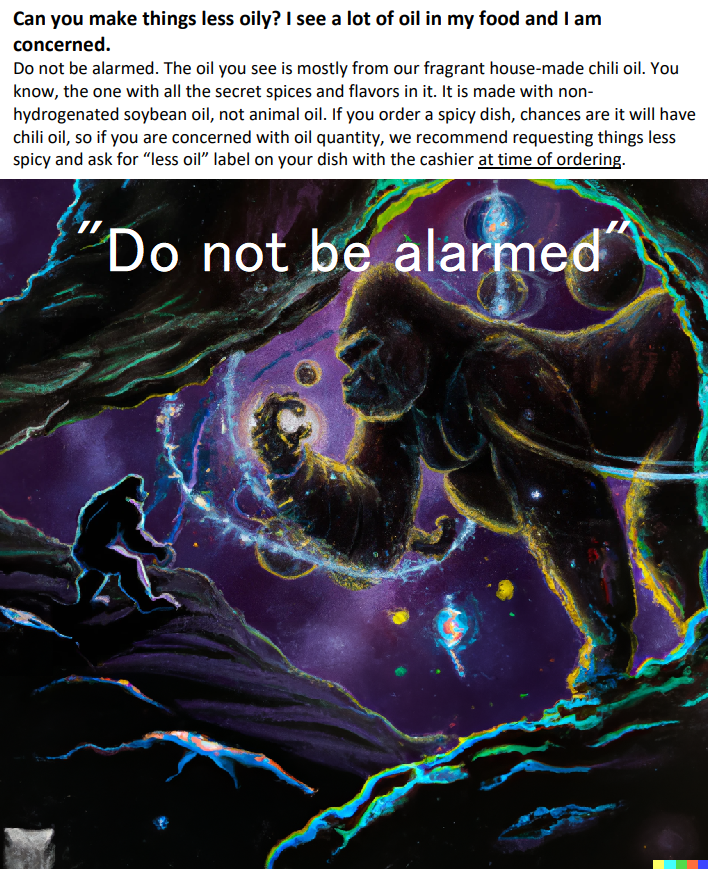 do not be alarmed