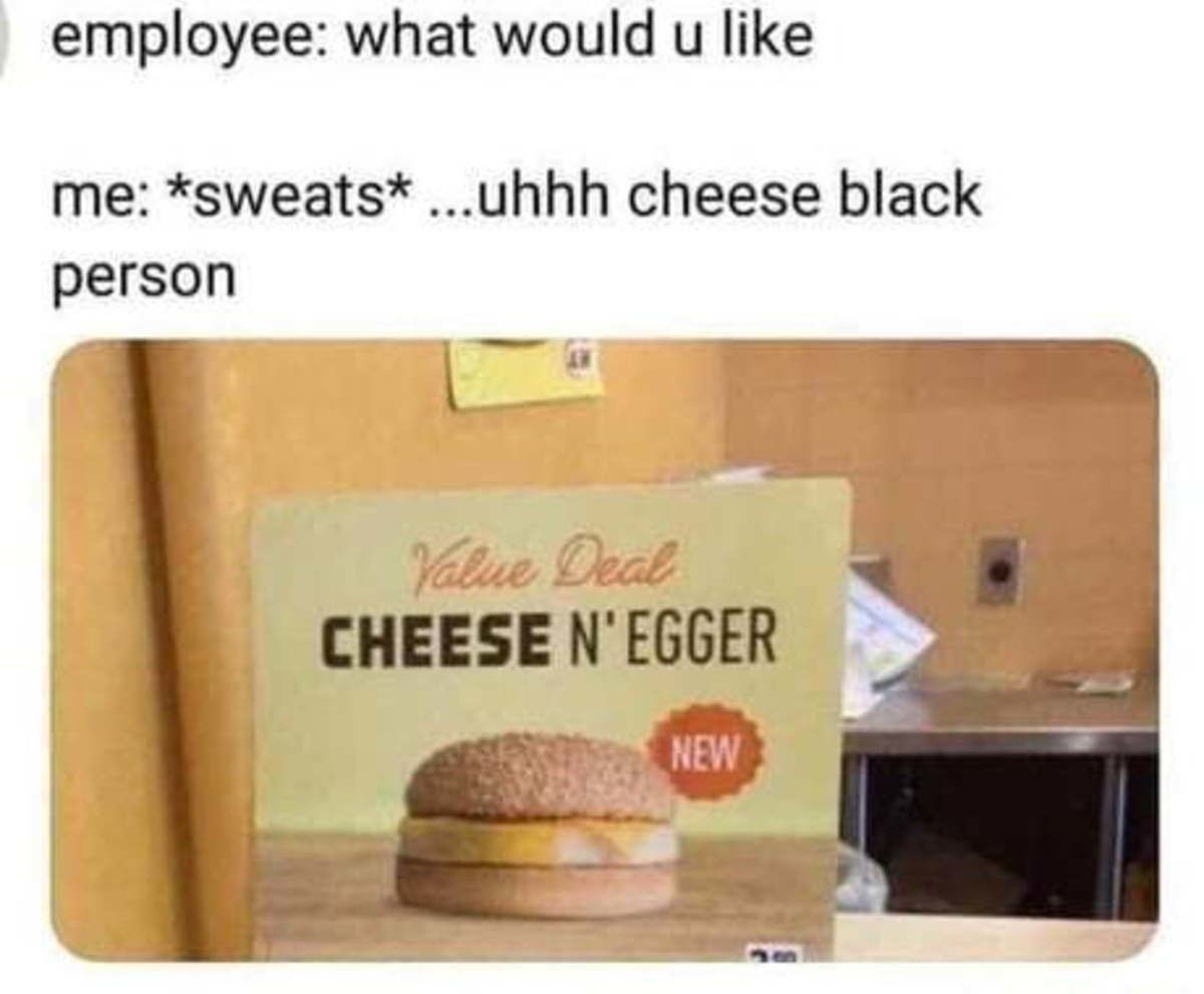 Cheese african american person