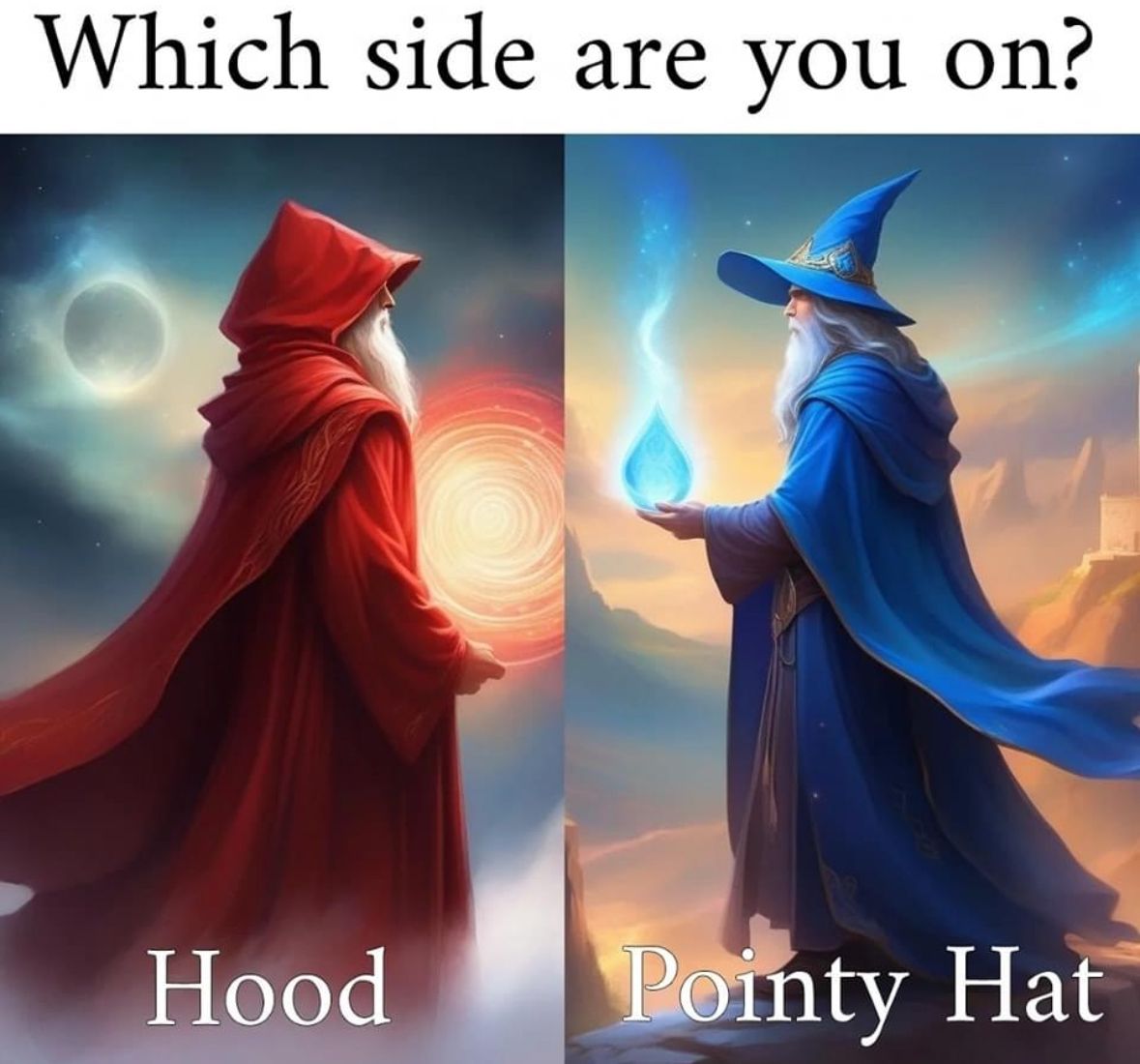 My son, you must choose