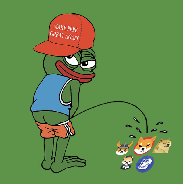 Pepe/apu a day - 715 The man in the blue spandex really likes this one