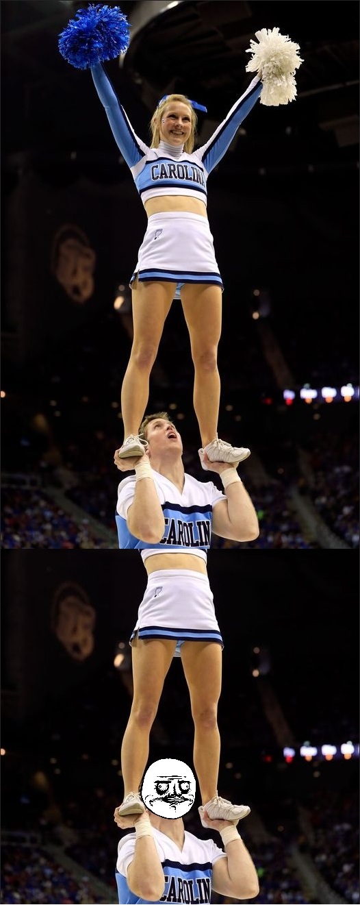 Male cheerleaders gay ? Smart you mean.