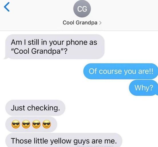 Wholesome grandpa moment