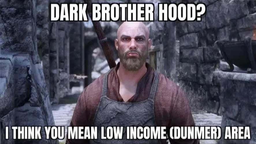 Dunmer is our word, you can say Dunma