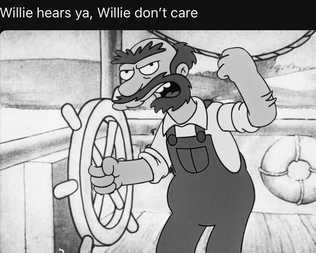 finally Willie is free