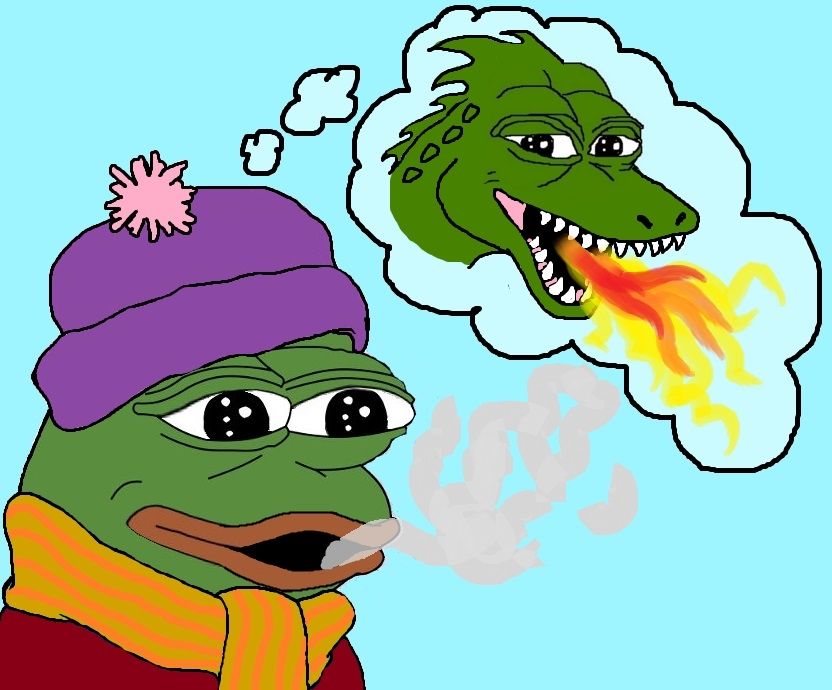 Pepe/apu a day - 732 like a dragon