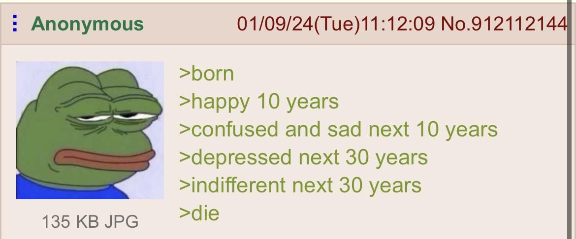 anon had a happy childhood