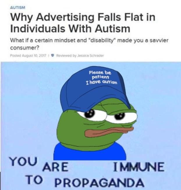 Pepe/apu a day - 746 autism is a superpower