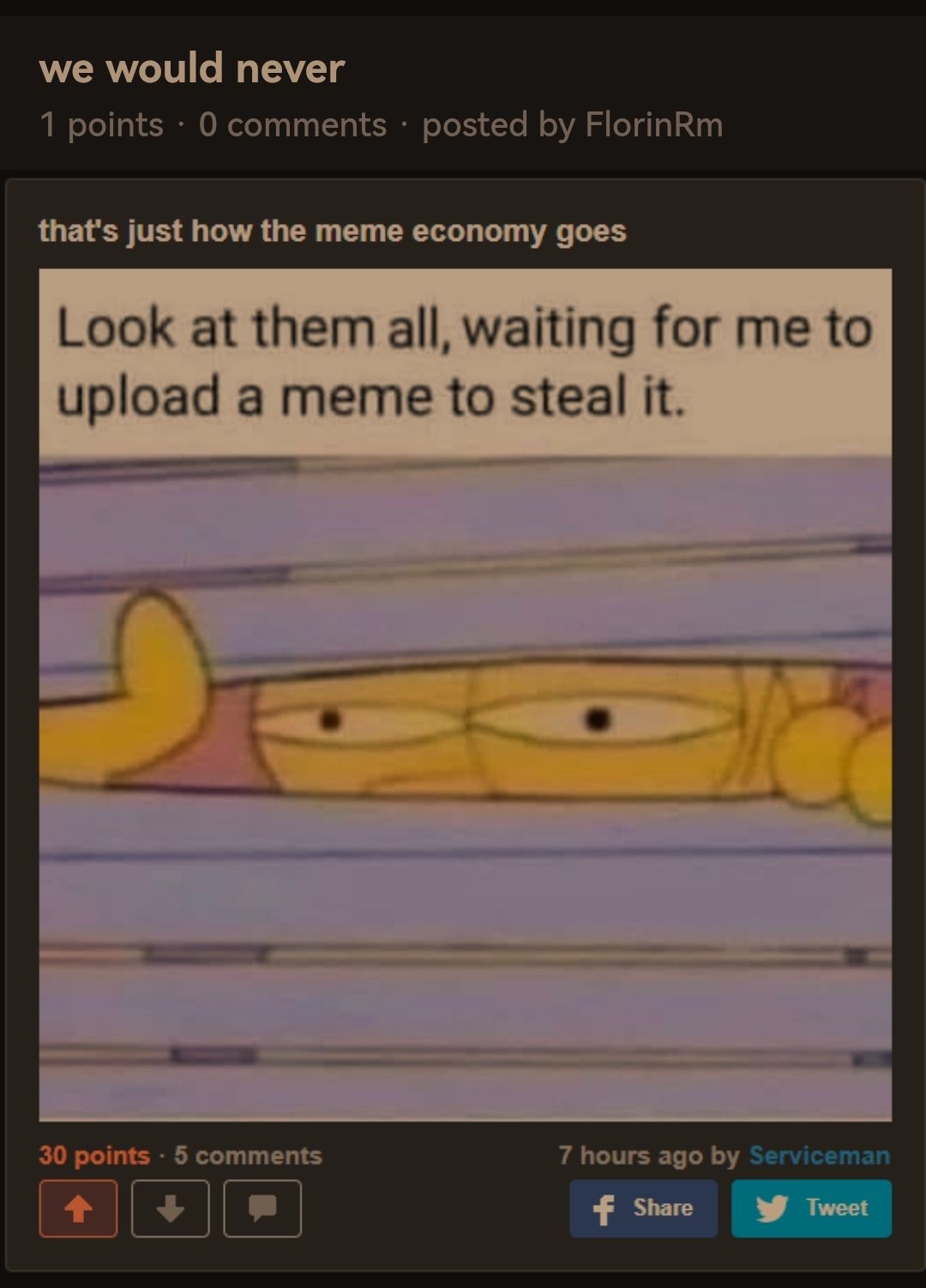 Who would steal memes?