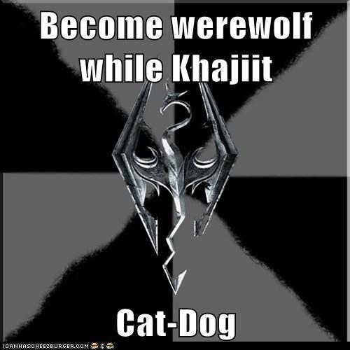 Cat-Dog in Skyrim?